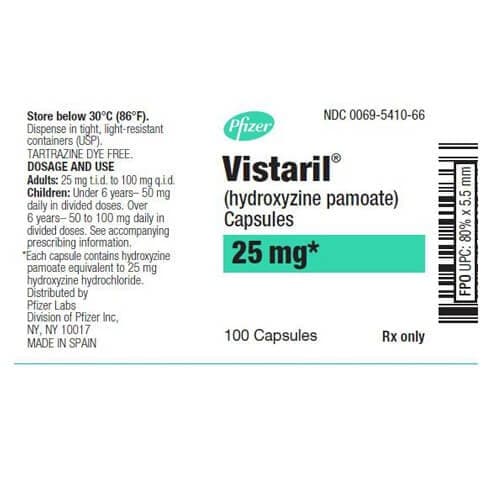 Buy Vistaril 25mg Online